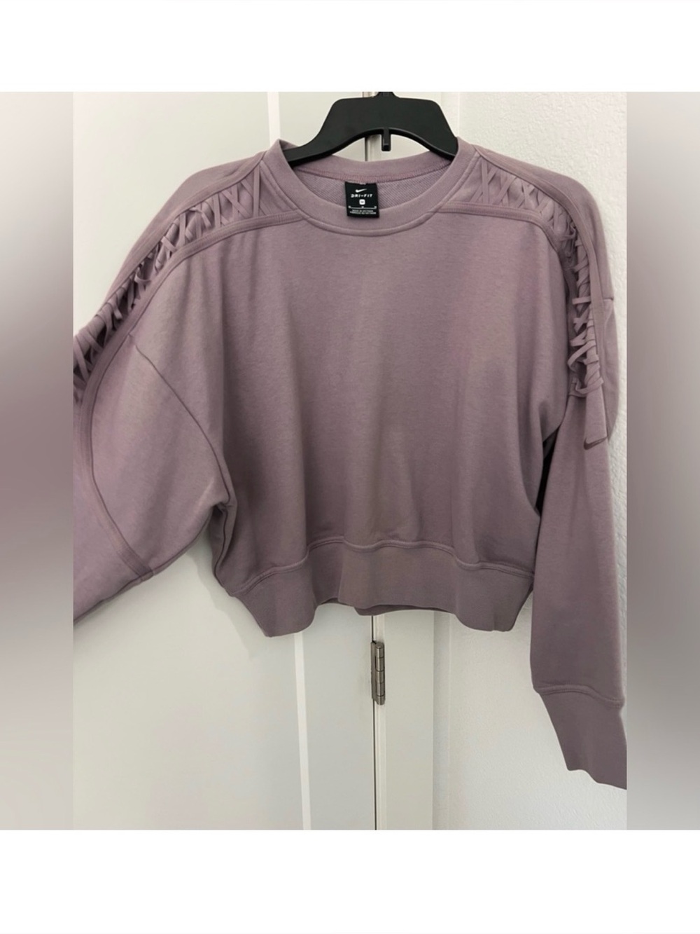 Nike Women's Mauve Sweatshirt with Cutout Details